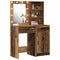 vidaXL Dressing Table Set with Drawer 2 pcs Old wood 50 x 41 x 135 cm