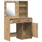 vidaXL Dressing Table Set with Door 2 pcs Artisan oak 50 x 41 x 135 cm