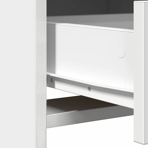 vidaXL Dressing Table Set with Drawer 3 pcs White 78.5 x 41 x 135 cm