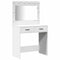 vidaXL Dressing Table Set with Drawer 3 pcs White 78.5 x 41 x 135 cm