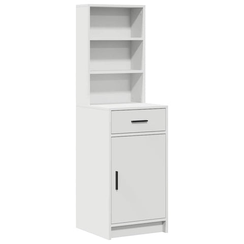 vidaXL Dressing Table Set with Drawer 3 pcs White 78.5 x 41 x 135 cm