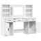 vidaXL Dressing Table Set with Drawer 3 pcs White 78.5 x 41 x 135 cm