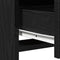 vidaXL Dressing Table Set with Door 3 pcs Black oak 78.5 x 41 x 135 cm