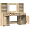 vidaXL Dressing Table Set 3 pcs Sonoma Oak 78.5 x 41 x 135 cm