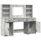 vidaXL Dressing Table Set 3 pcs Concrete Grey 78.5 x 41 x 135 cm
