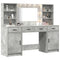 vidaXL Dressing Table Set 3 pcs Concrete Grey 78.5 x 41 x 135 cm