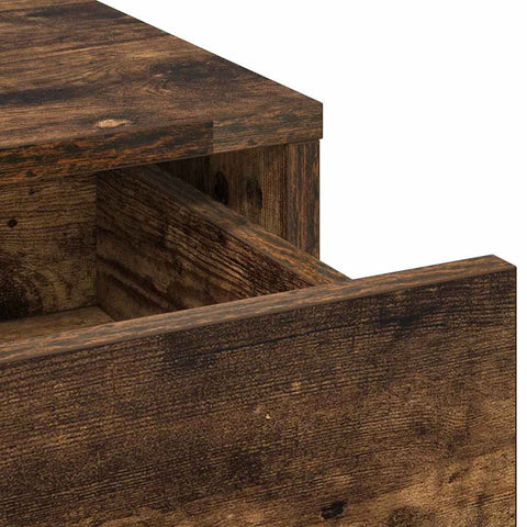 vidaXL Dressing Table Set 3 pcs Smoked Oak 78.5 x 41 x 135 cm