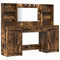 vidaXL Dressing Table Set 3 pcs Smoked Oak 78.5 x 41 x 135 cm