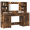 vidaXL Dressing Table Set 3 pcs Smoked Oak 78.5 x 41 x 135 cm
