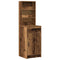 vidaXL Dressing Table Set with Shelf 3 pcs Old wood 78.5 x 41 x 135 cm