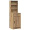vidaXL Dressing Table Set 3 pcs Artisan oak 78.5 x 41 x 135 cm