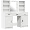 vidaXL Dressing Table Set 3 pcs White 50 x 41 x 135 cm Engineered wood