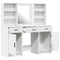 vidaXL Dressing Table Set 3 pcs White 50 x 41 x 135 cm Engineered wood