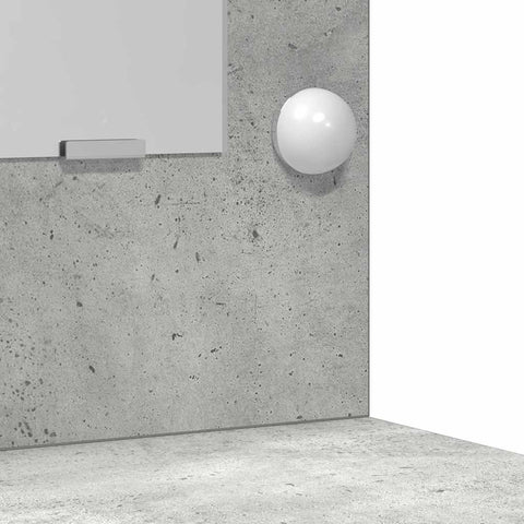 vidaXL Dressing Table Set 3 pcs Concrete Grey 50 x 41 x 135 cm