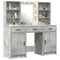 vidaXL Dressing Table Set 3 pcs Concrete Grey 50 x 41 x 135 cm