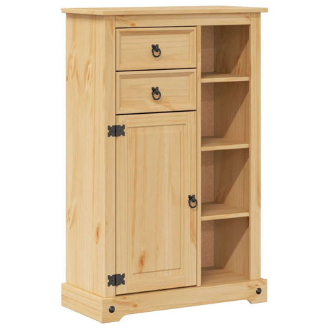 vidaXL 2 Piece Bathroom Furniture Set Corona Solid Wood Pine