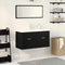 vidaXL Bathroom Furniture Set 3 pcs Black Oak 90 x 38.5 x 46 cm
