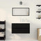 vidaXL Bathroom Furniture Set 3 pcs Black oak 80 x 38.5 x 45 cm