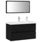 vidaXL Bathroom Furniture Set 3 pcs Black oak 80 x 38.5 x 45 cm