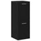 vidaXL Bathroom Furniture Set 4 pcs Black Oak 91 x 39.5 x 46 cm