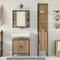 vidaXL Bathroom Vanity Units Brown 33 x 33 x 185.5 cm Engineered wood