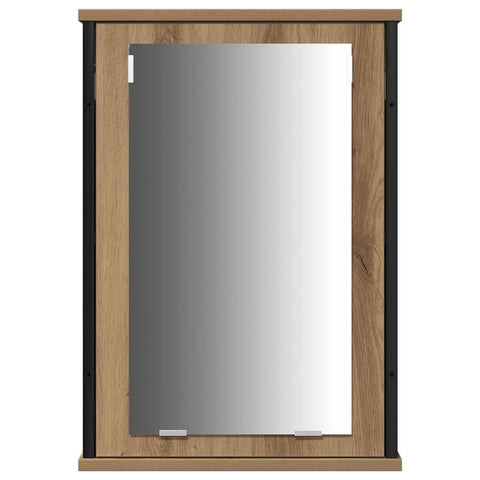 vidaXL 3 Piece Bathroom Furniture Set Artisan Oak Engineered Wood