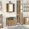 vidaXL Bathroom Cabinet Set Other 3 pcs Artisan oak 33 x 33 x 185.5 cm