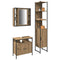 vidaXL Bathroom Cabinet Set Other 3 pcs Artisan oak 33 x 33 x 185.5 cm