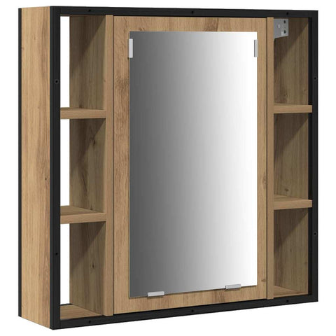 vidaXL Bathroom Vanity Units with Shelf 3 pcs Brown 80 x 30 x 60 cm