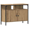 vidaXL Bathroom Vanity Units with Shelf 3 pcs Brown 80 x 30 x 60 cm