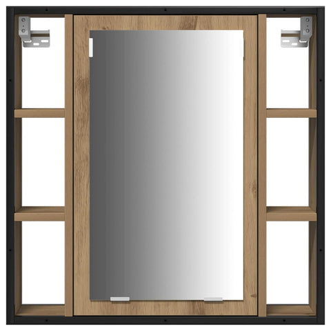 vidaXL Bathroom Vanity Units with Shelf 3 pcs Brown 80 x 30 x 60 cm