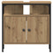 vidaXL Bathroom Vanity Units with Shelf 3 pcs Brown 80 x 30 x 60 cm