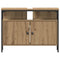 vidaXL Bathroom Vanity Units with Shelf 3 pcs Brown 80 x 30 x 60 cm