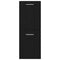 vidaXL Bathroom Furniture Set 4 pcs Black Oak 80 x 38.5 x 45 cm