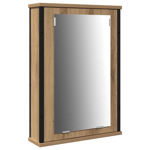 vidaXL 4-Piece Bathroom Furniture Set in Artisan Oak, Engineered Wood