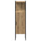 vidaXL Bathroom Furniture Set with Door 4 pcs Brown 33 x 33 x 185.5 cm