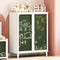 vidaXL with Shelf with Storage with Door White Engineered wood