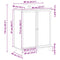 vidaXL with Shelf with Storage with Door White Engineered wood