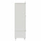 vidaXL Chalkboard Wardrobe with Drawer with Door White Engineered wood