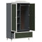 vidaXL Chalkboard Wardrobe with Drawer Grey and white Engineered wood
