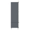 vidaXL Chalkboard Wardrobe with Drawer Grey and white Engineered wood