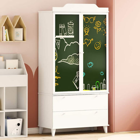 vidaXL with Drawer with Shelf with Storage White Engineered wood