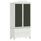 vidaXL with Drawer with Shelf with Storage White Engineered wood