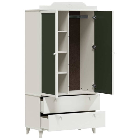 vidaXL with Drawer with Shelf with Storage White Engineered wood