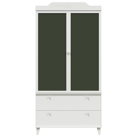 vidaXL with Drawer with Shelf with Storage White Engineered wood