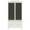 vidaXL with Drawer with Shelf with Storage White Engineered wood