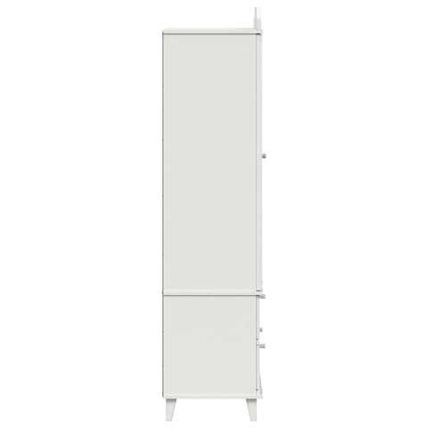 vidaXL with Drawer with Shelf with Storage White Engineered wood