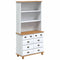 vidaXL Hutch “ASKIM” White 91x40x183 cm Solid Wood Pine