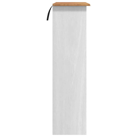 vidaXL Hutch ASKIM 91 x 30 x 104 cm Solid pine wood