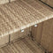 vidaXL Storage Cabinet with Storage Beige 100 x 36 x 102 cm Rattan